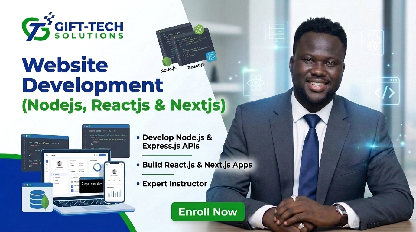 Website Development (Nodejs, Reactjs & Nextjs)
