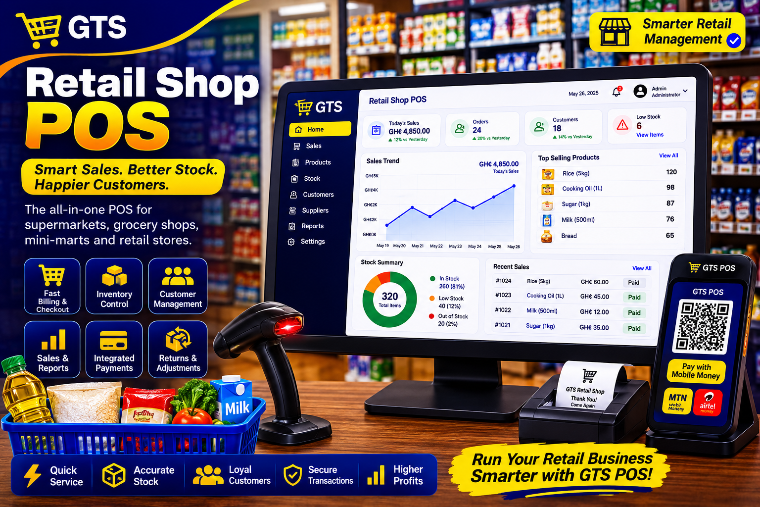 GTS Retail Shop POS