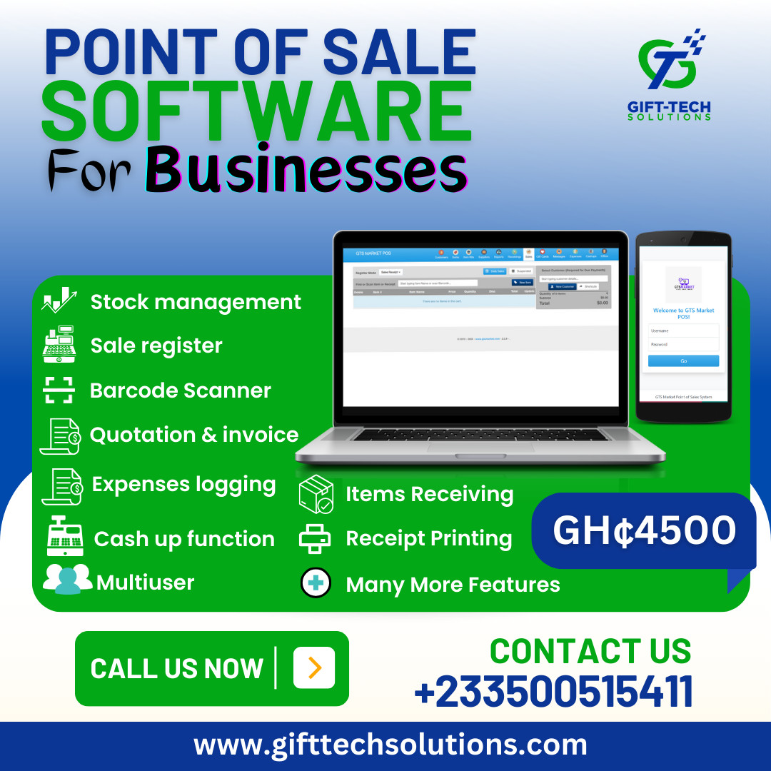 Elevate Your Business Efficiency with Gift-Tech Solutions’ Point of Sales Software