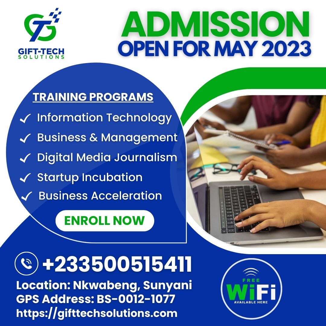 Admission Notices: Gift-Tech Solutions May 2024